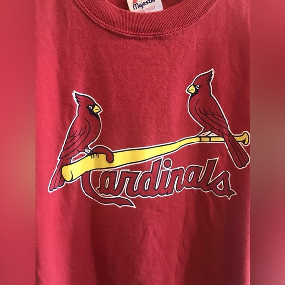 St. Louis Cardinals - Albert Pujols shirt - MEDIUM - Majestic - Mid 2000’s - MLB - Picture 7 of 10